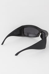 Bright Curved Indent Sunglasses