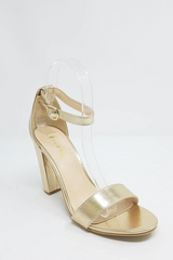 One Band Ankle Strap Heel