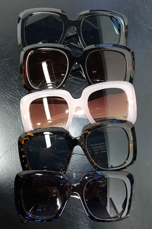 Large Rounded Frame Sunglasses
